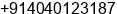 Fax number of Mr. Sriram Gangadhar at Hyderabad