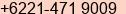 Fax number of Mr. Johny /Mr Wahyudi at Jakarta -Timur
