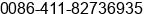 Fax number of Ms. shi aili at dalian china