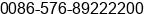 Fax number of Mr. Archie Chao at Taizhou