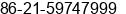 Fax number of Ms. zhao jing at shanghai