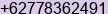 Phone number of Mrs. (Mbak Antin) at BATAM