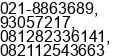 Phone number of Mr. Gieri at Bekasi-Barat