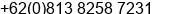 Phone number of Mr. Dedi Asnawi at Bogor