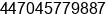 Phone number of Mr. Hoffman Anderson at London